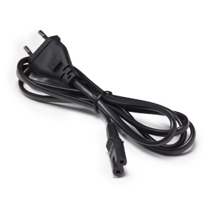 2-pin cord black
