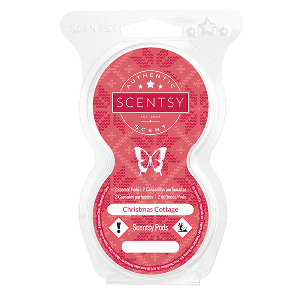 Twin pack Scentsy pods christmas cottage