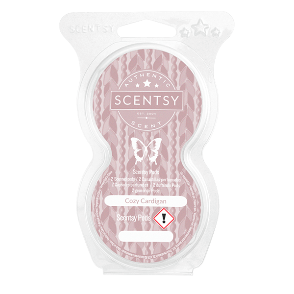 Twin pack Scentsy pods cozy cardigan
