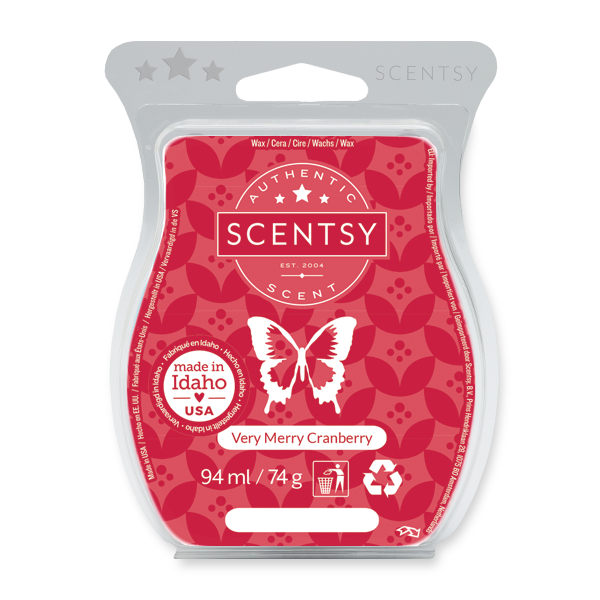 Very merry cranberry Scentsy waxbar