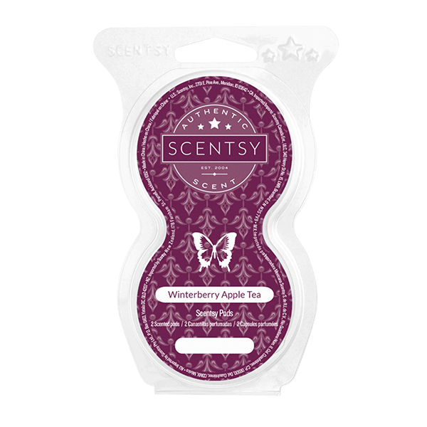 Twin pack Scentsy pods winterberry apple tea