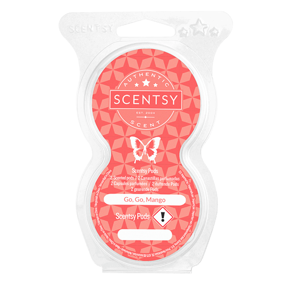 Twin pack Scentsy pods go, go mango
