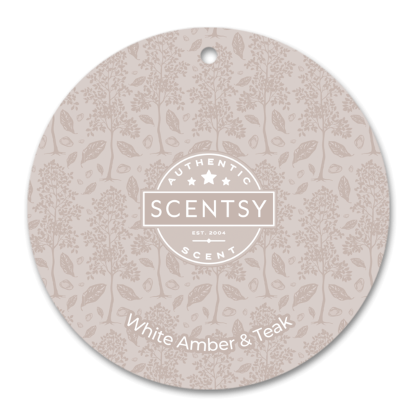 White amber & teak scent cirkel