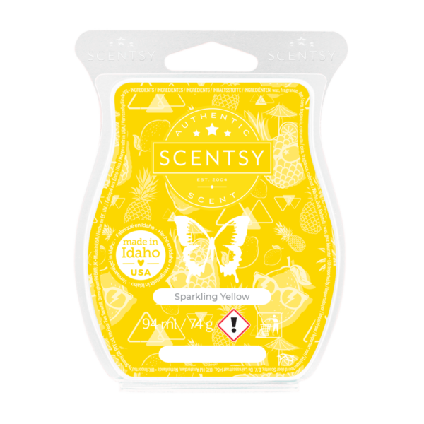 Sparkling yellow Scentsy waxbar