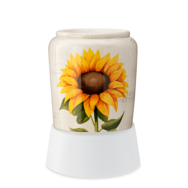 Sunflower Scentsy mini warmer met tafelstandaard