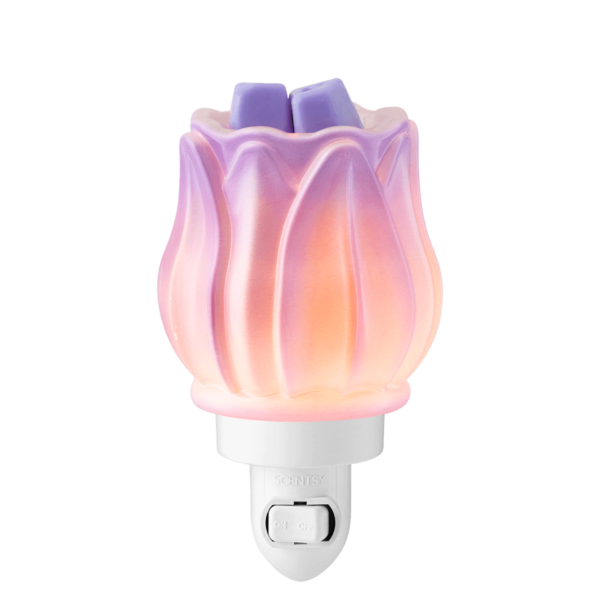 Prismatic petal Scentsy mini warmer met wandstekker