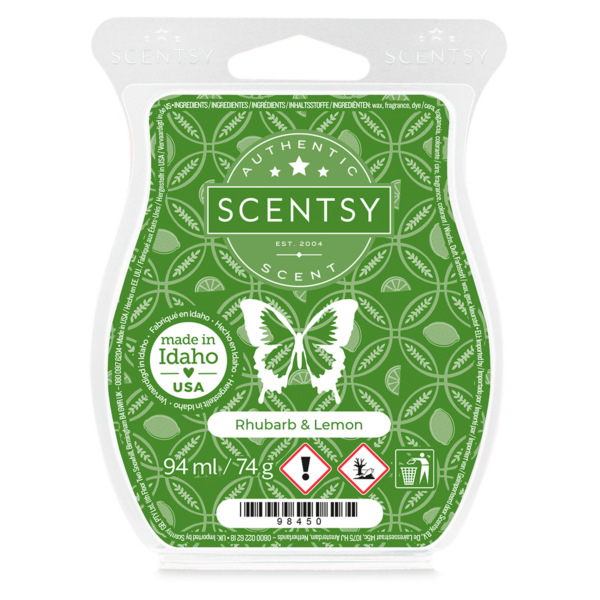 Rhubarb & lemon Scentsy waxbar