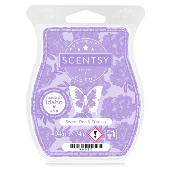 Sweet pea & freesia Scentsy waxbar