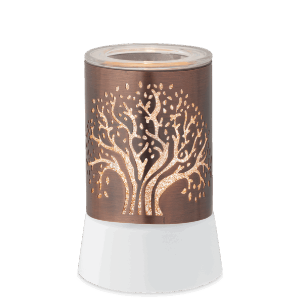 Deep roots Scentsy mini warmer met tafelstandaard