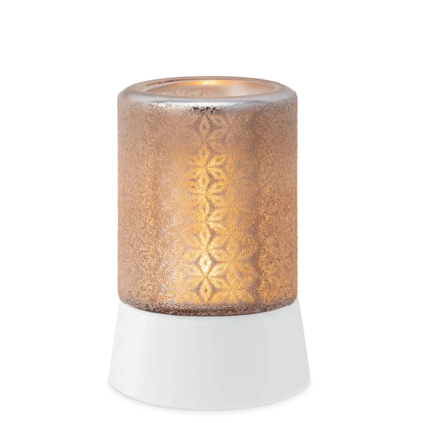 Fancy filigree Scentsy mini warmer met tafelstandaard