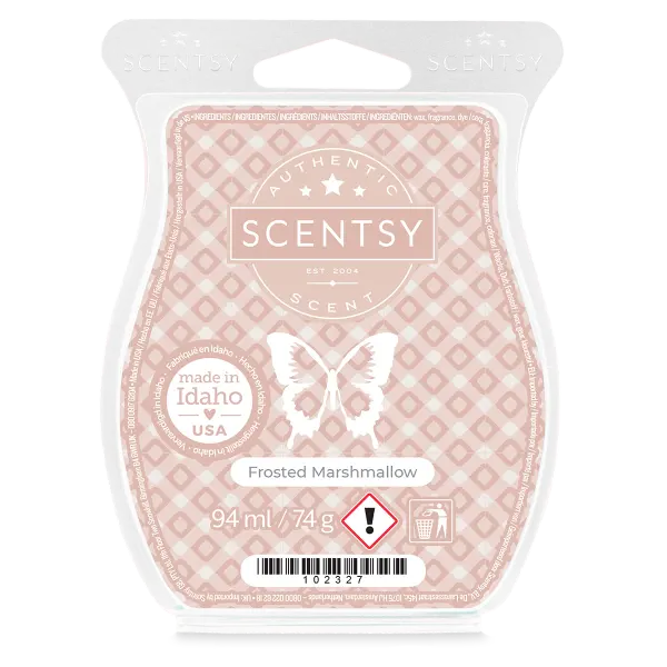 Frosted marshmallow Scentsy waxbar