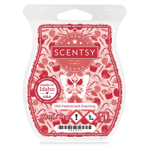 Old-fashioned evening Scentsy waxbar