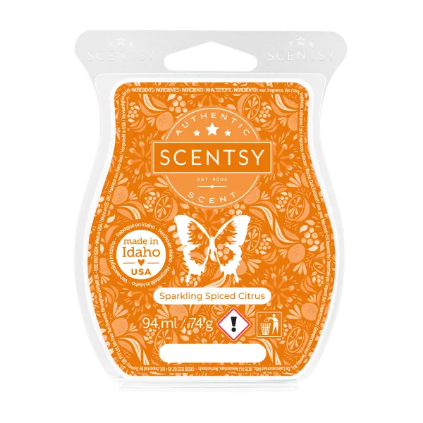 Sparkling spiced citrus Scentsy waxbar