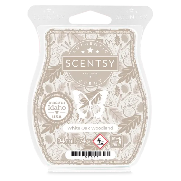White oak woodland Scentsy waxbar