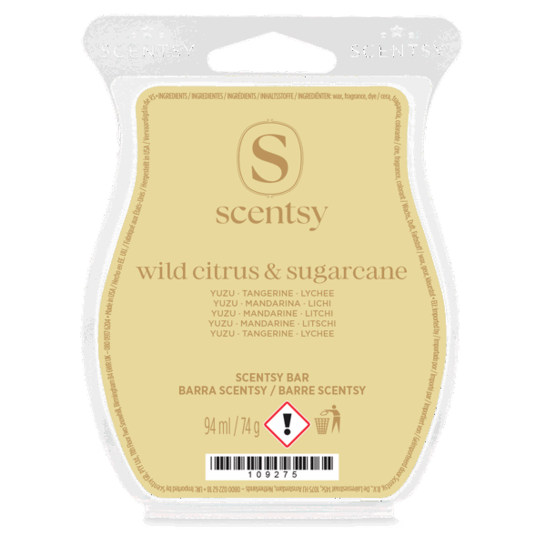 Wild citrus & sugarcane Scentsy waxbar